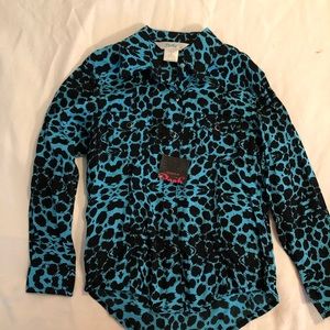 Rock47.. girls size 5-6.. long sleeve blouse